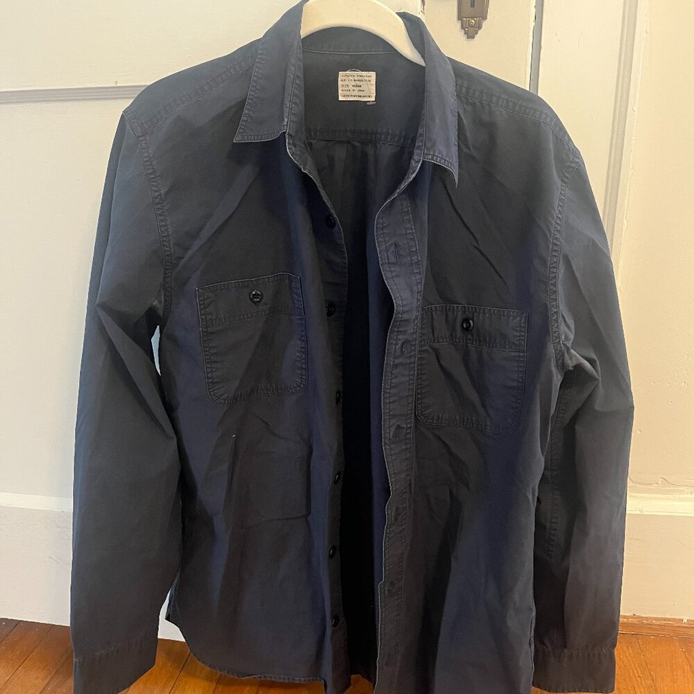 Vintage J-Crew Blue, Workwear Button Down Shirt